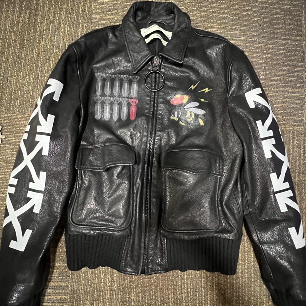 OFF-WHITE Leather Jacket